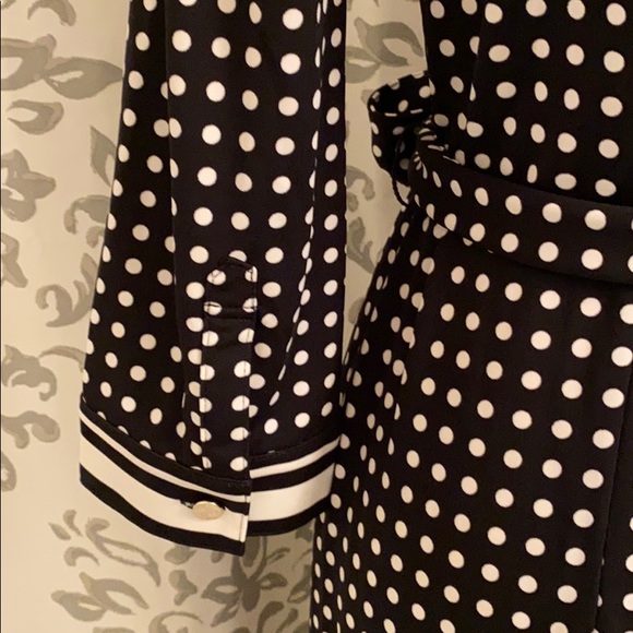 Talbots polka dot dress w/ tie belt - Picture 4 of 5